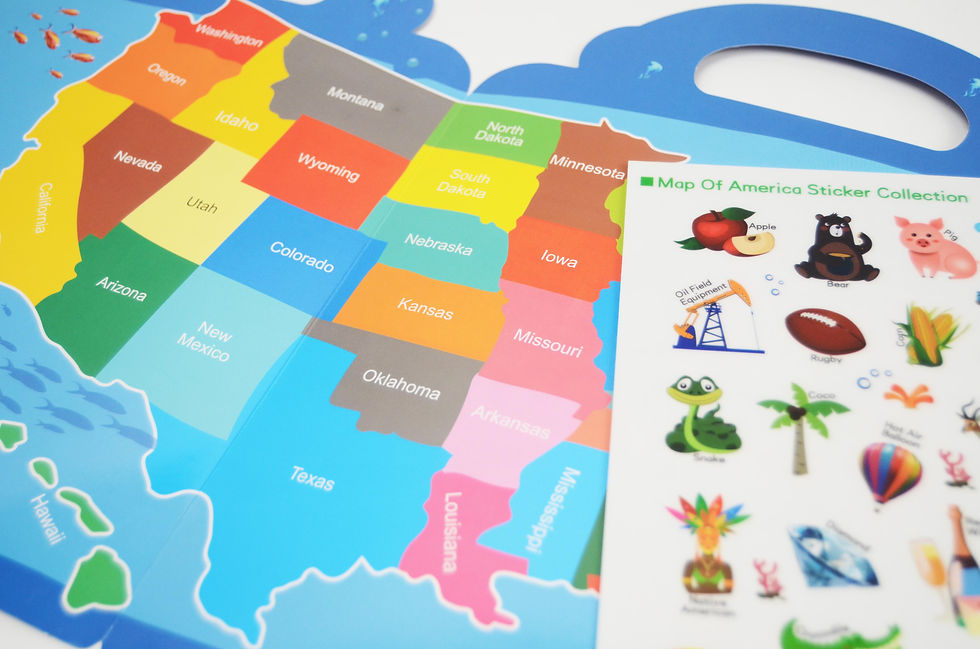 Thumbnail: Children's educational Repeatedly literacy DIY sticker toys busy quiet book