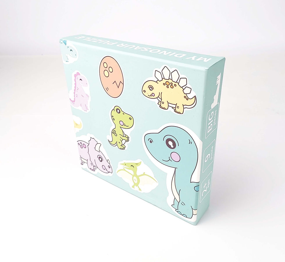 Thumbnail: 2 Pieces Dinosaur Kids Educational Jigsaw Puzzle