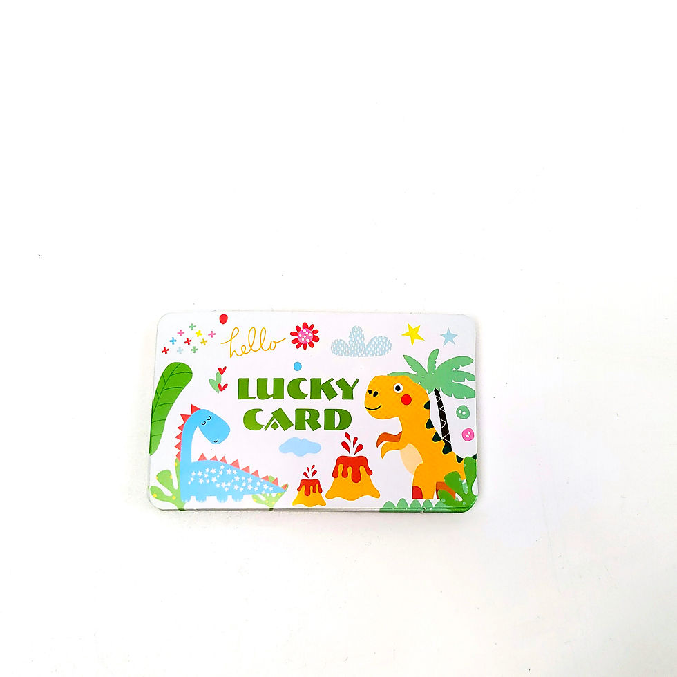 Thumbnail: Factory Custom Print Dinasour Scratch Off Game Card