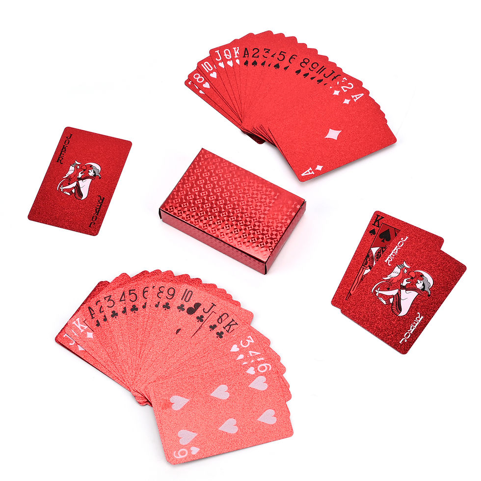 Thumbnail: Swim Party Gold Plastic Playing Card for Promotion and Souvenirs