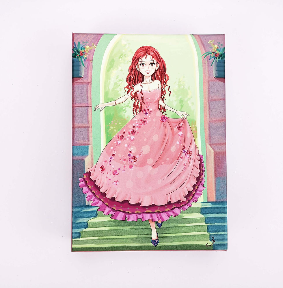 Thumbnail: Feli & Oliver Princess 40 Pieces Jigsaw Puzzle For Kids