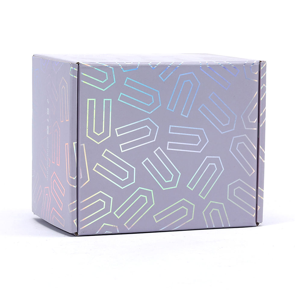 Thumbnail: Custom Design Double Side Holographic Mailer Box