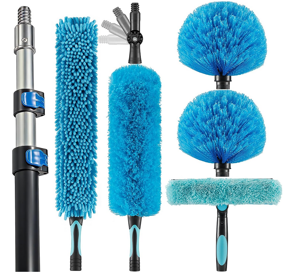 Extendable ceiling and vent duster