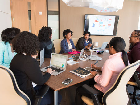 Group of women in a meeting