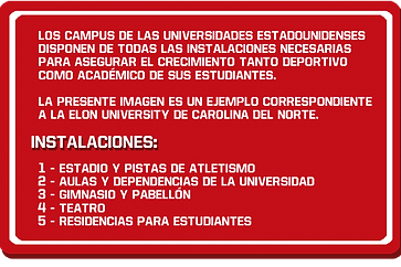 Instalaciones en un campus en USA