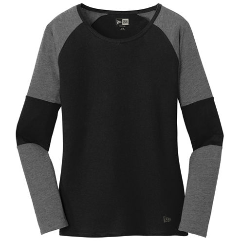 Thumbnail: New Era® Ladies Tri-Blend Performance Baseball Tee