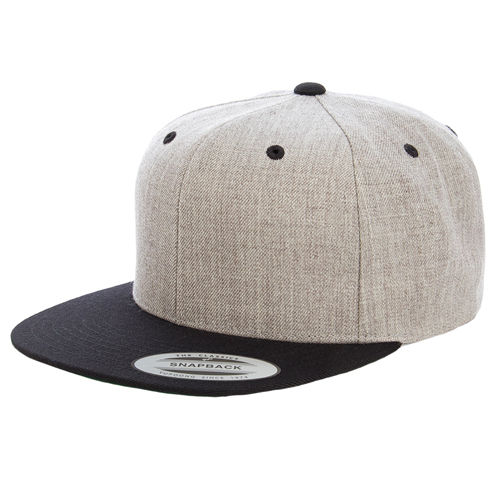 Thumbnail: Yupoong Adult 6-Panel Structured Flat Visor Classic Two Tone Snapback