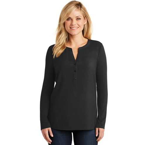 Thumbnail: Port Authority® Ladies Concept Henley Tunic
