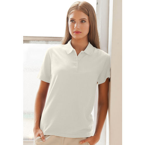 Thumbnail: Women's Soft-Blend Double-Tuck Pique Polo