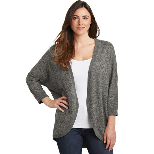 Thumbnail: Port Authority ® Ladies Marled Cocoon Sweater