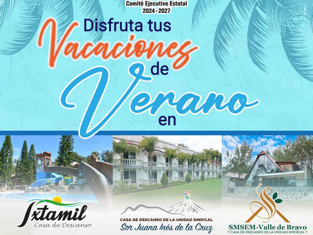 🏖️ ¡Listas las reservaciones de verano para maestras y maestros del SMSEM!