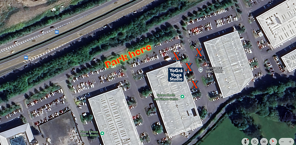 Directions to YoGrá Yoga Studio in Kildare