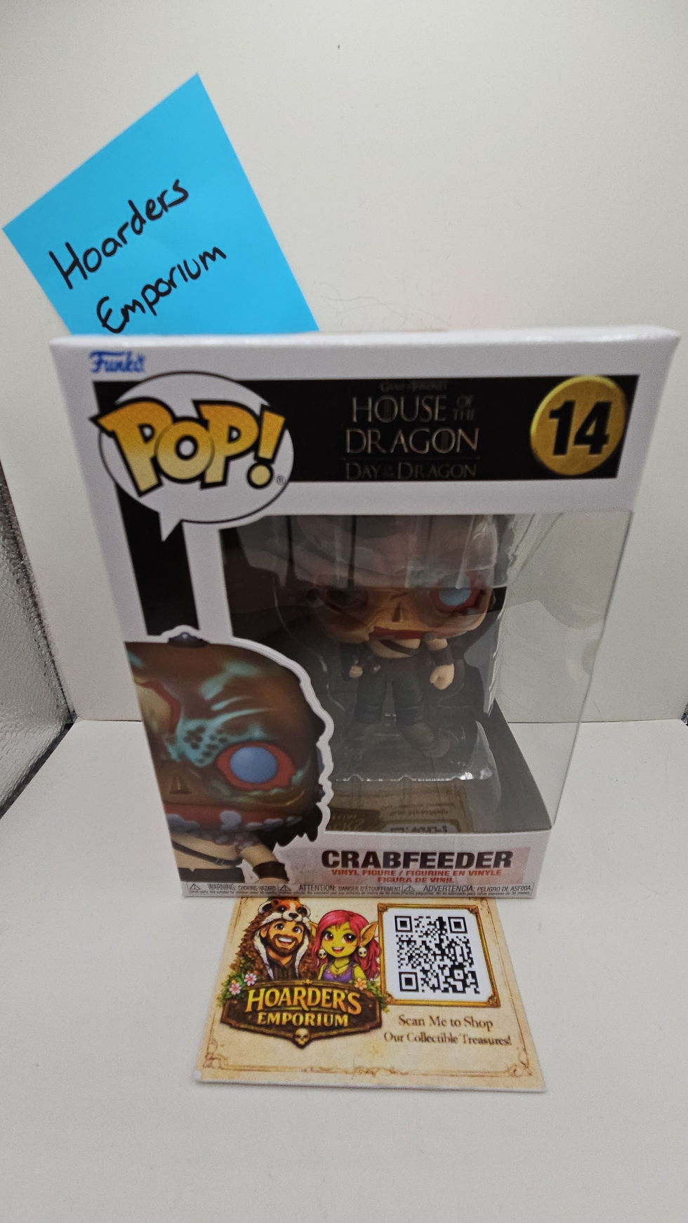 Funko Pop! House of the Dragon - Crabfeeder #14 (Game of Thrones Spin-off)