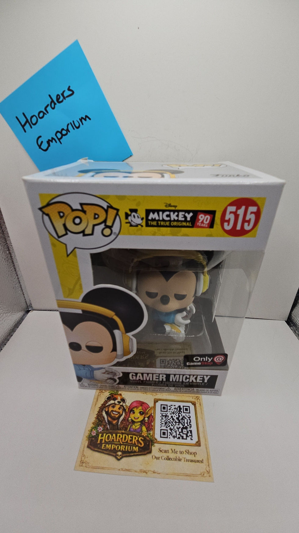 Funko Pop! Disney Mickey The True Original 90 Years - Gamer Mickey #515 (Only at