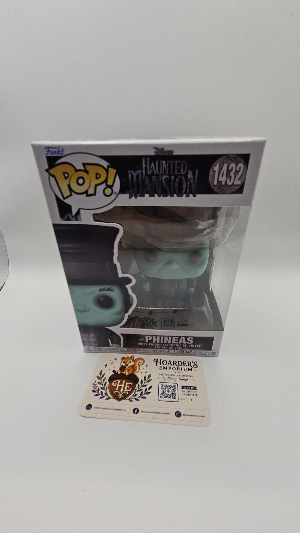 Funko POP Disney Haunted Mansion Phineas #1432