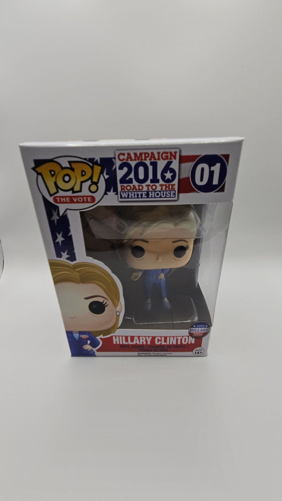 Funko Pop! The Vote Campaign 2016: Road to the White House - Hillary Clinton #01