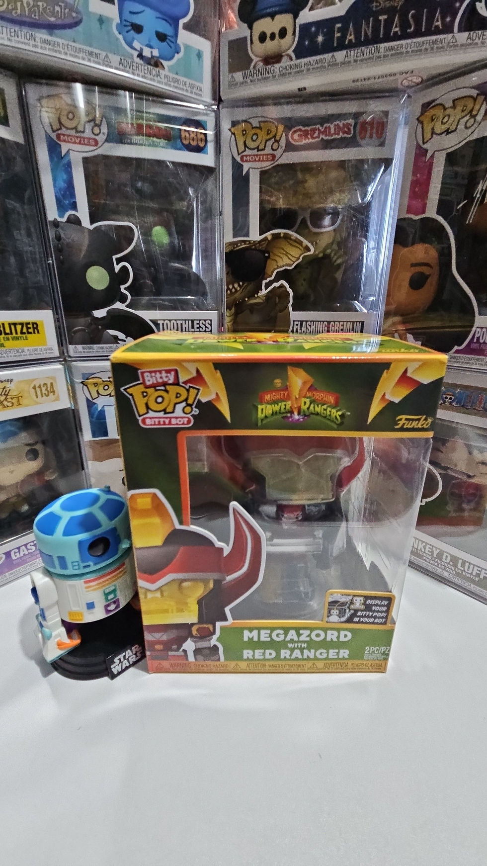 Funko Pop! Bitty Bot Mighty Morphin' Power Rangers - Megazord with Red Ranger