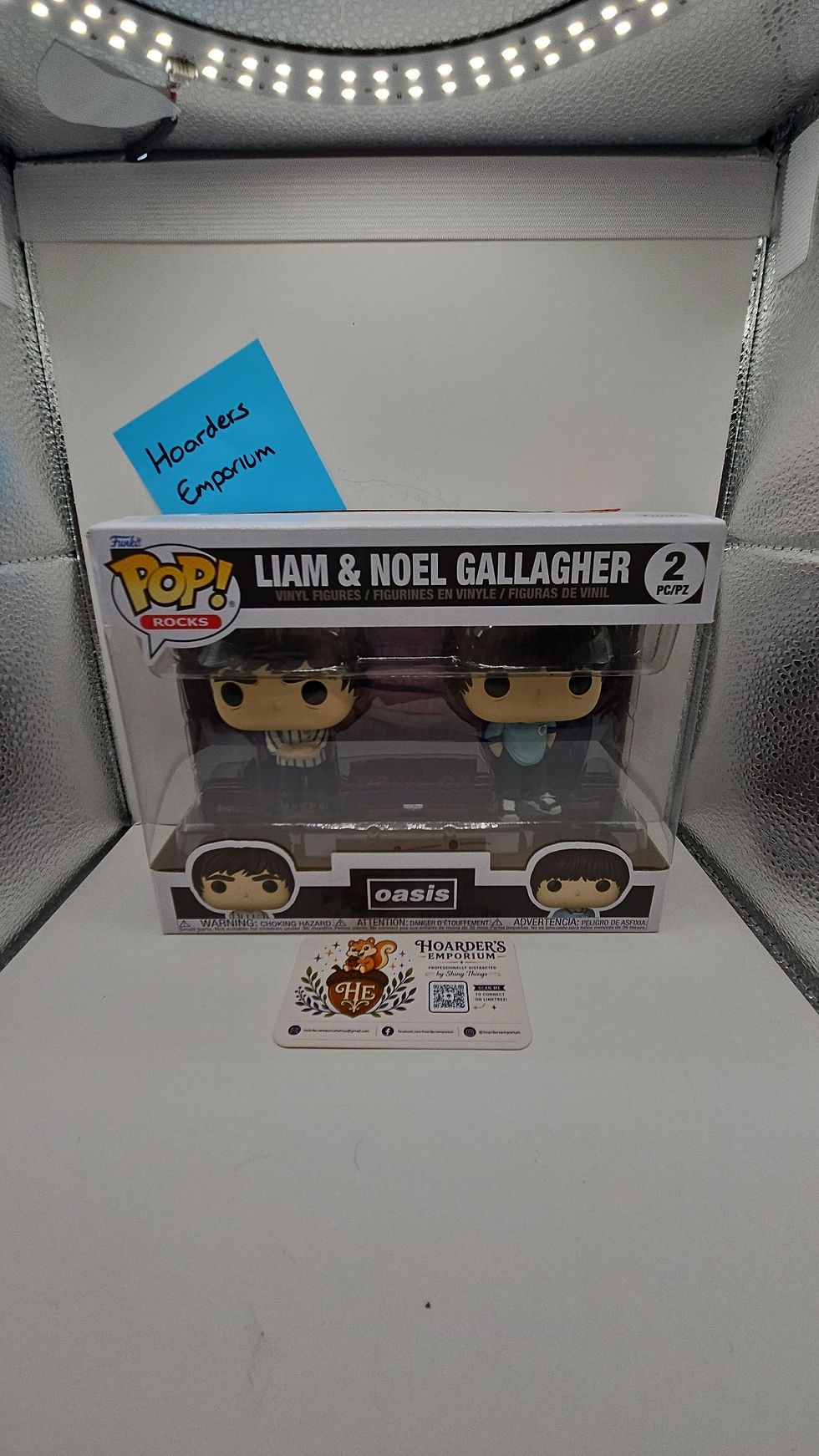 Funko Pop! Rocks Oasis - Liam & Noel Gallagher 2 Pack