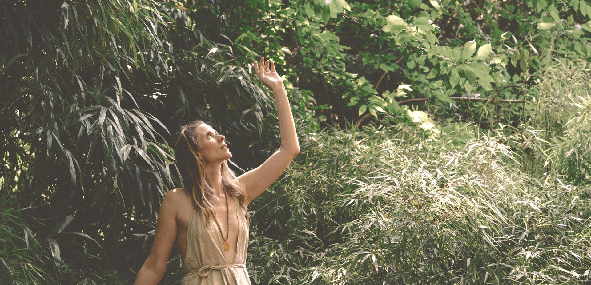 Fehu Freyjadottir in a scenic garden