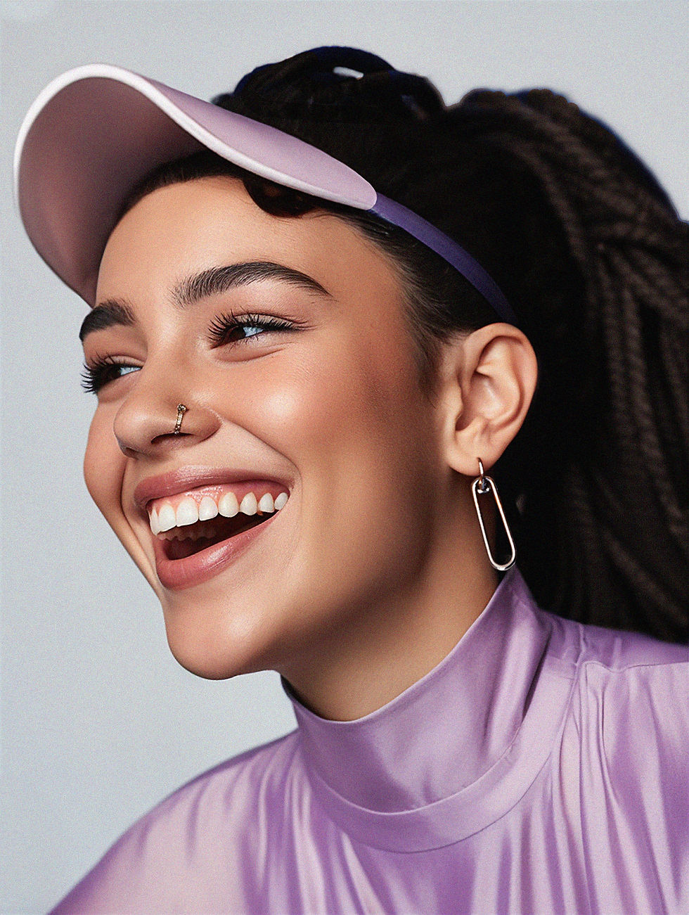 Smiling Woman Profile