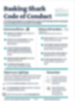 Basking sharks code of conduct