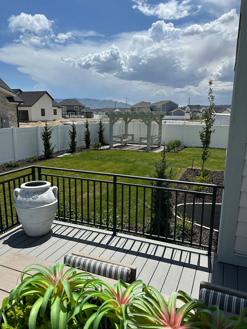 Custom Backyard Landscape - Utah - LMS