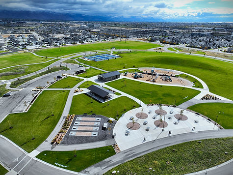 Utah commercial landscape contractor - multi phase installation