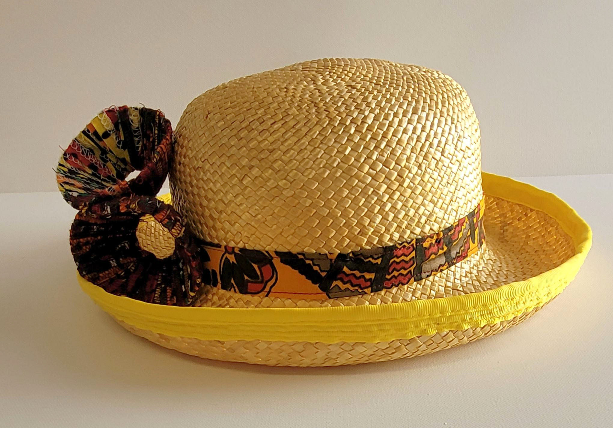 Brim Hat, Yellow Straw