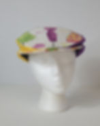 Front view of flat cap hat.