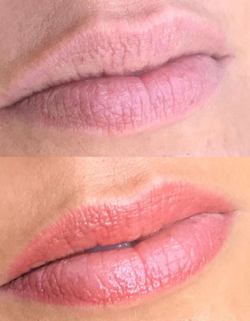 healed lip blush