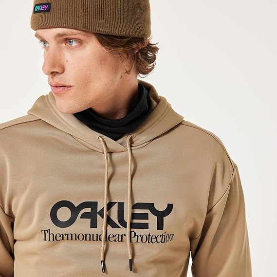 Küçük resim: Oakley Rider Long 2.0 Hoodie - Pebble