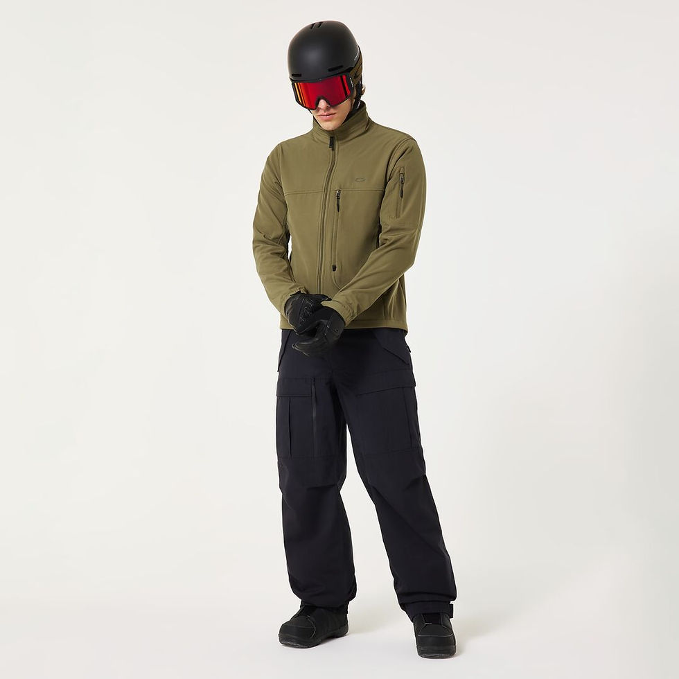 Küçük resim: Oakley Wintertide Softshell Sweatshirt - Army Green