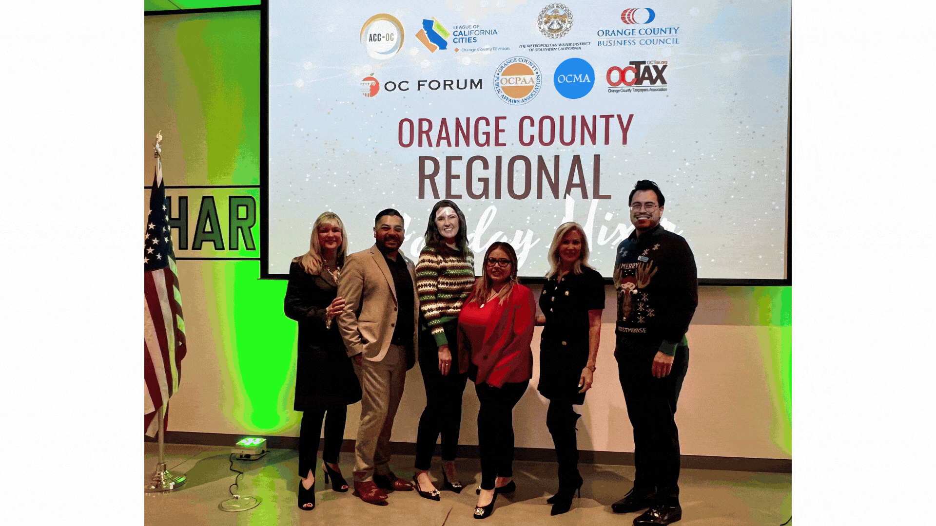 Thank you to everyone who attended ACC-OC's Regional Holiday Mixer! We are thrilled to have hosted such a successful event, celebrating the year with our valued partners and community members. A special thanks to our wonderful co-hosts - the League of California Cities Orange County Division, Orange County Business Council, OC Forum, and Orange County Public Affairs Association. We appreciate your support and look forward to future opportunities to connect and collaborate. Wishing you all a joyful holiday season!