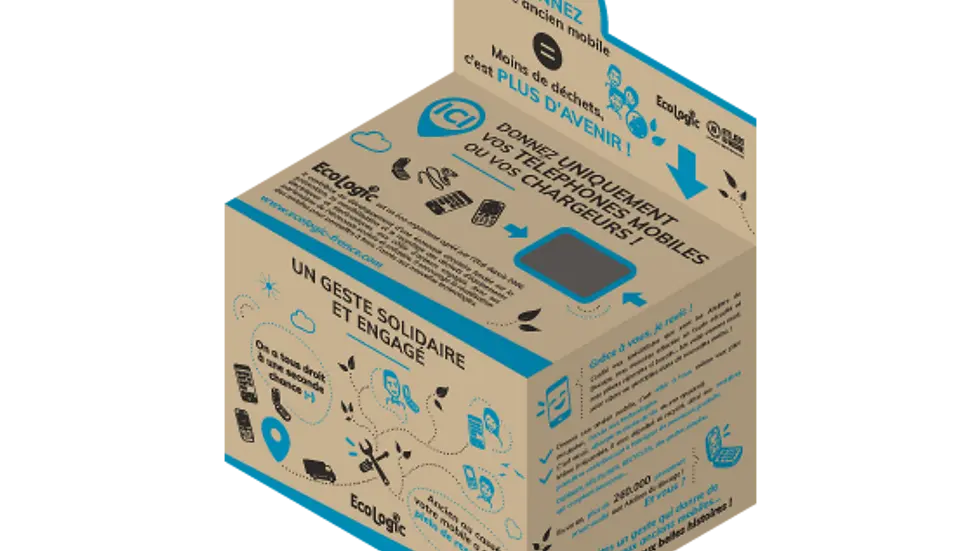 GSM Box des Ateliers du Bocage: collection, repair, reuse of mobile phones and chargers. 