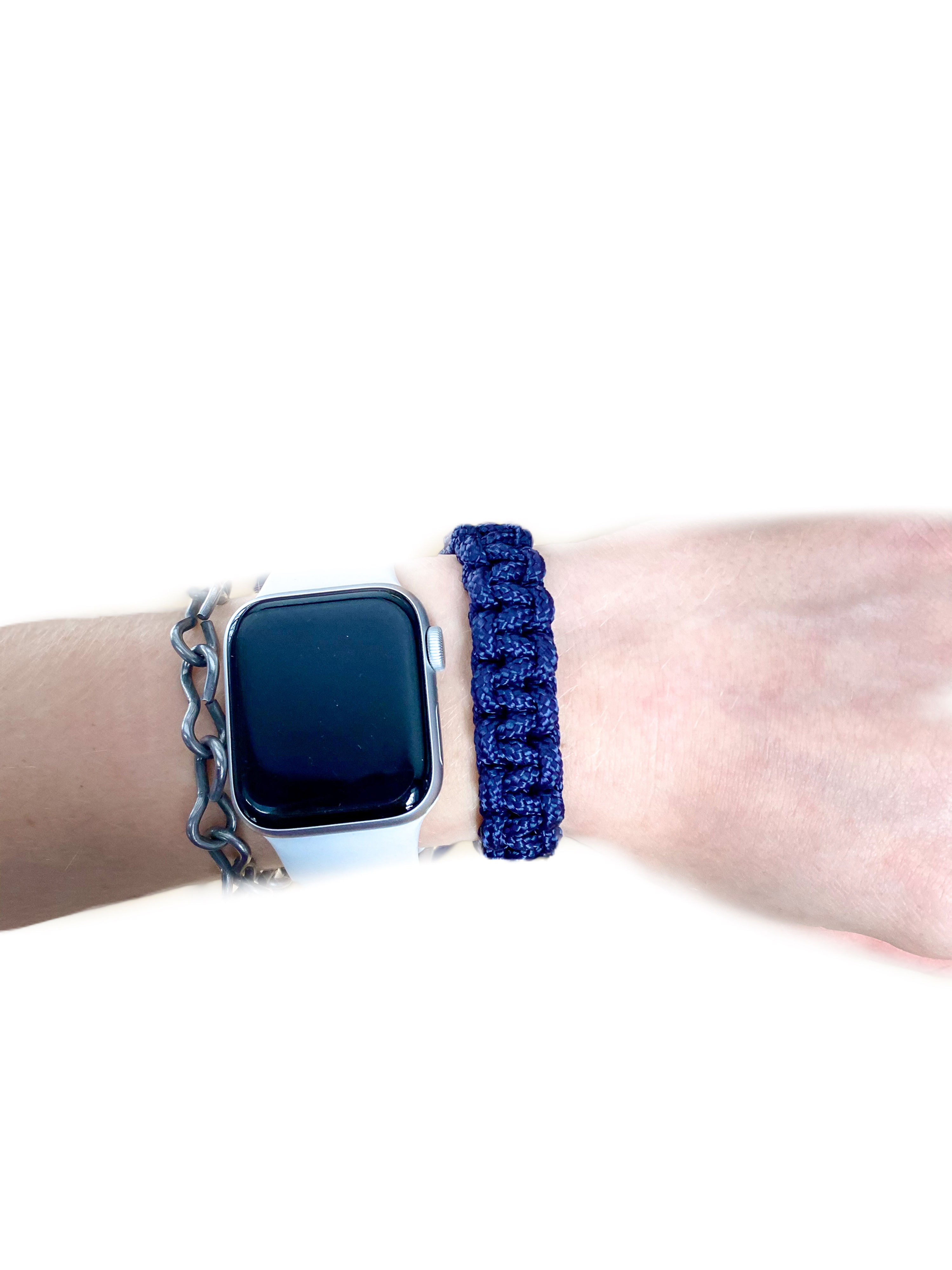 1/2in. Midnight Blue Paracord Wristband