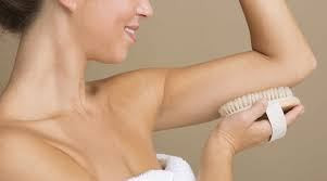 Dry body brushing