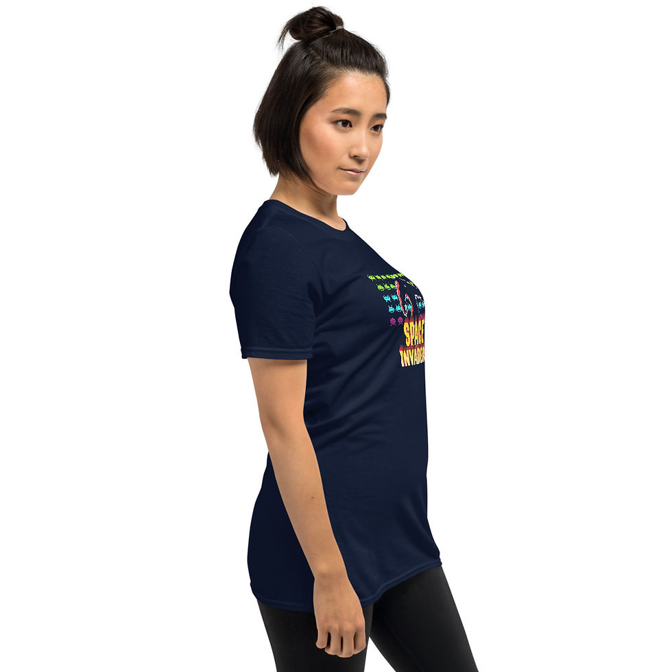 Tシャツ・カットソー CHAMPION SS24 T-SHIRT SPACE INVADERS (220173 BS048) Short-Sleeve Unisex T-Shirt - Space Invaders | Blondie and Ska