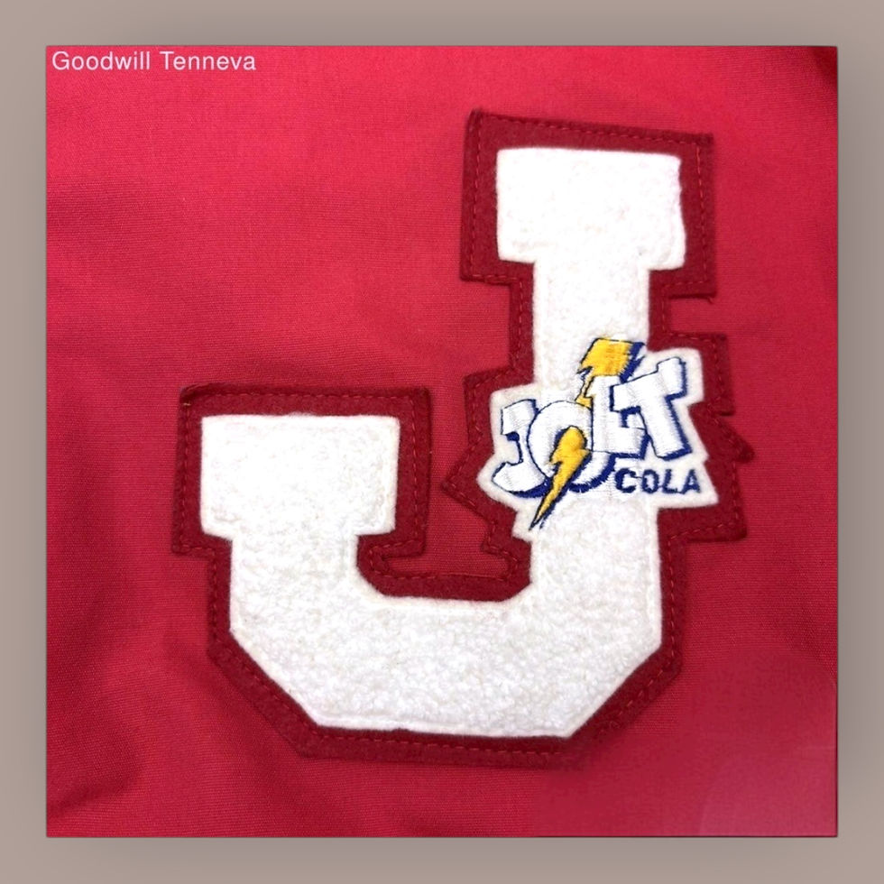 Thumbnail: 🏀Vintage Jolt Cola Varsity Letterman Jacket — Made in USA (Sportsmaster XL)