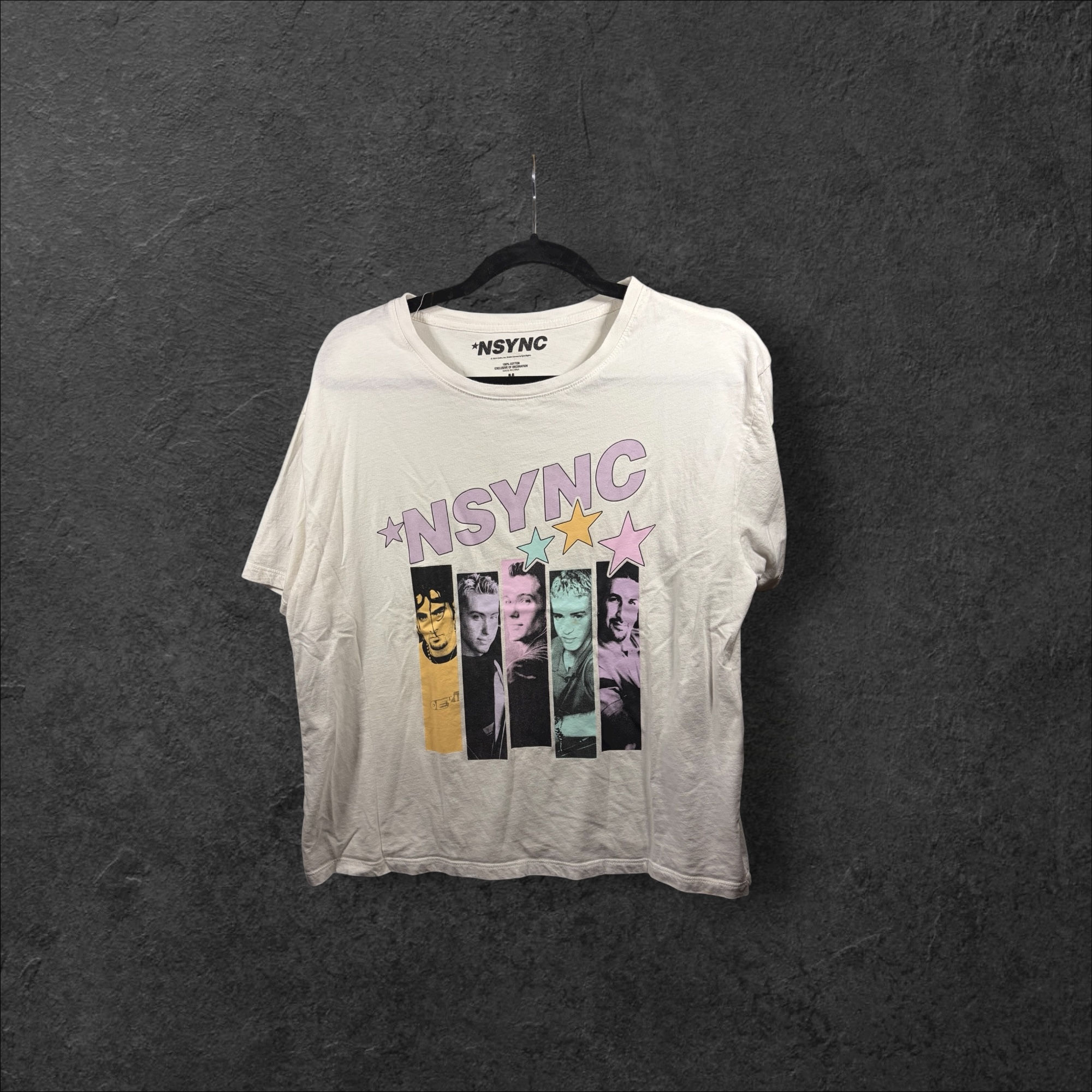 💫 ’NSYNC Retro Starline Tee – 2000s Pop Nostalgia