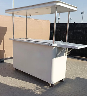 Coffee cart and ice cream cart