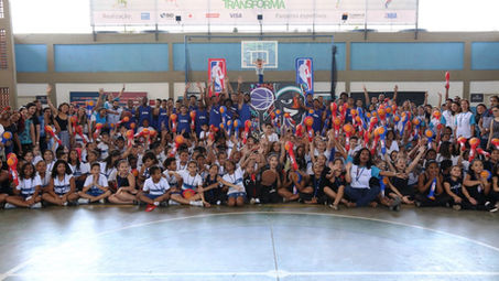 NBA lança núcleo de basquete jr. nba no Complexo da Maré