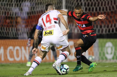 Vitória perde para o São Paulo no Morumbi