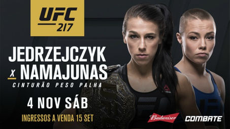 Joanna Jedrzejczyk enfrenta Rose Namajunas no UFC 217