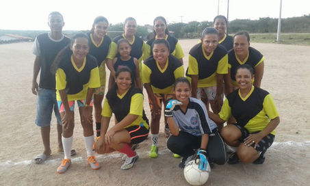 Time feminino do Riacho Cipó empata com time da Maria Preta