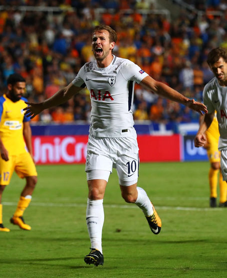 Champions League: Com show de Kane, Totteham vence Apoel