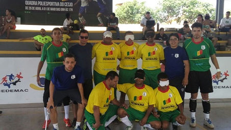 Equipe feirense de futebol para cegos disputa vaga para Copa do Brasil