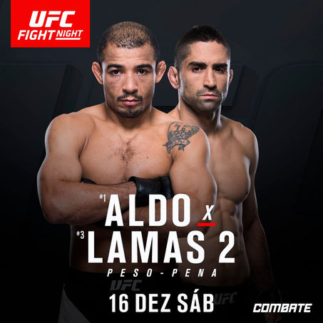 José Aldo mede forças com Ricardo Lamas em revanche no UFC Winnipeg