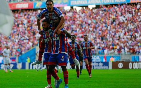 Bahia vence o Vitória no sétimo BA-VI do ano e se afasta da zona de rebaixamento