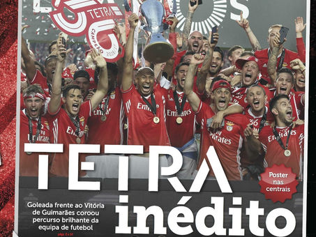 Benfica tetracampeão português de futebol