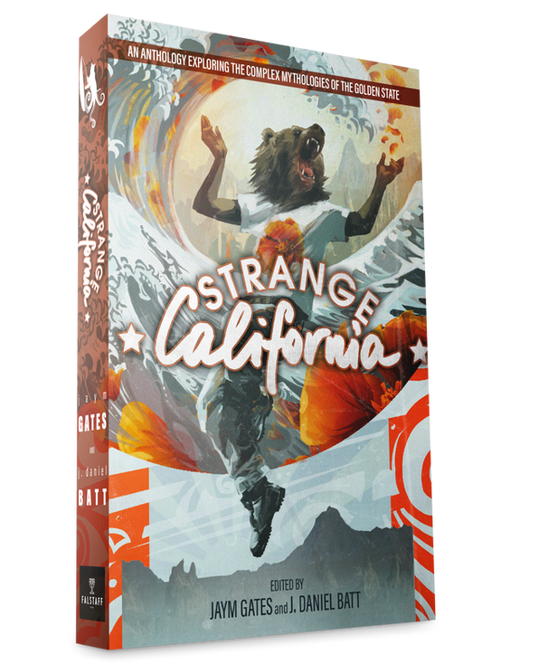 Strange California Book Mock-Up 3D